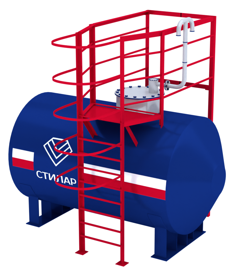 Горизонтальный резервуар РГСН для ГСМ 20 м³ от завода-производителя