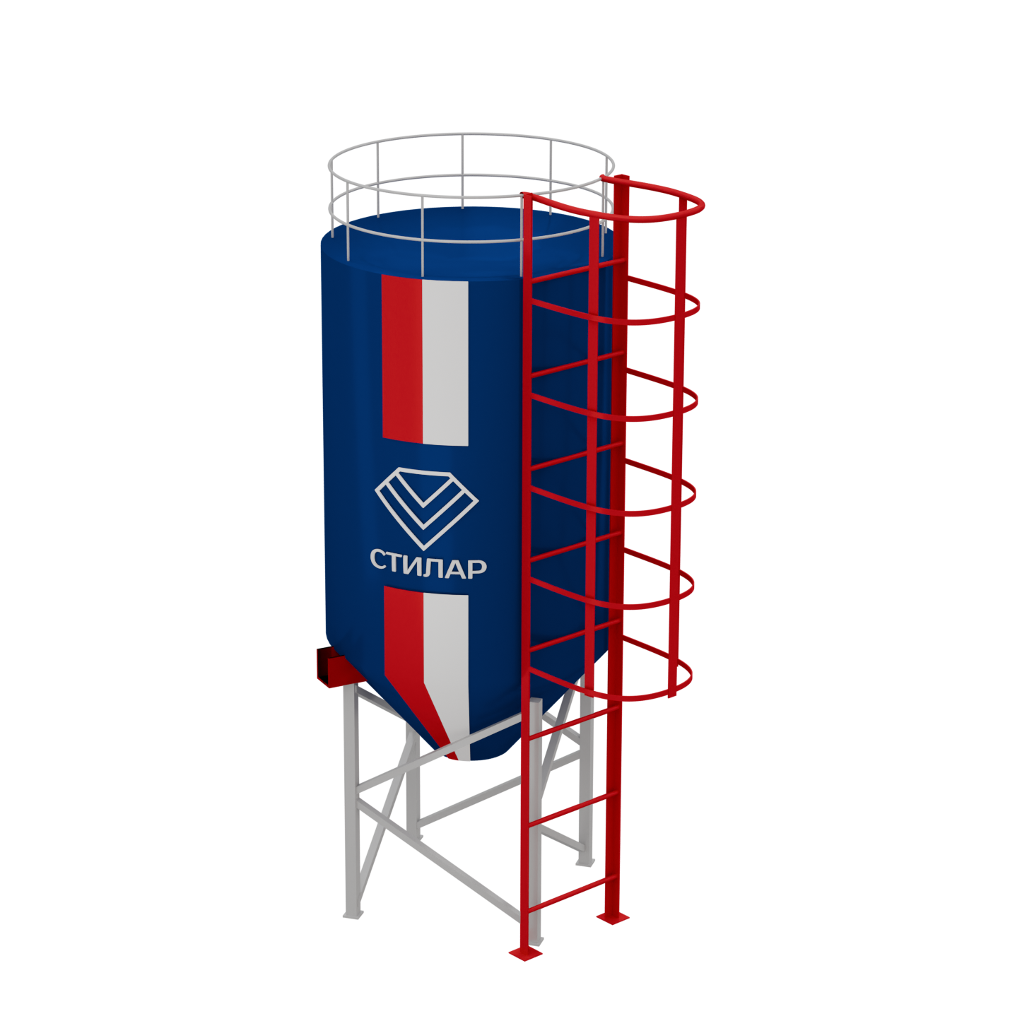 Цельносварный силос для песка 20 м³ от производителя